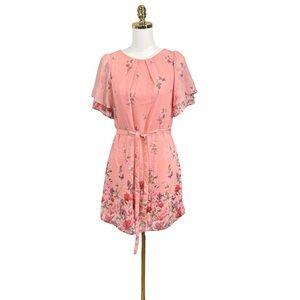 Woman’s Primark floral belted dress size 4